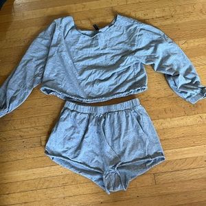 Grey size medium Blush Lingerie lounge set